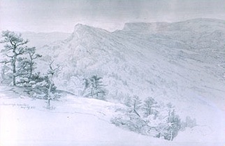 View of the Shawangunks by John Hermann Carmiencke